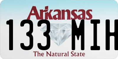 AR license plate 133MIH