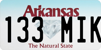 AR license plate 133MIK