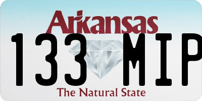 AR license plate 133MIP