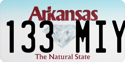 AR license plate 133MIY