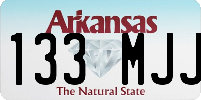 AR license plate 133MJJ