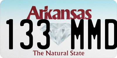AR license plate 133MMD
