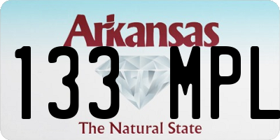 AR license plate 133MPL