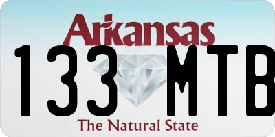 AR license plate 133MTB