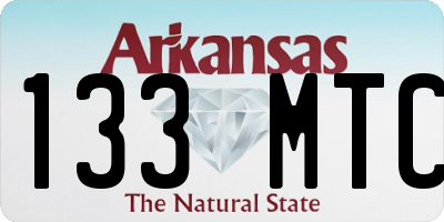 AR license plate 133MTC