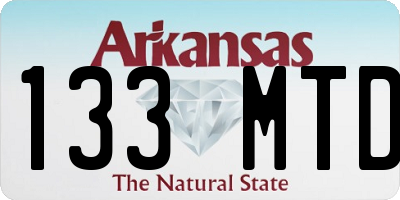 AR license plate 133MTD