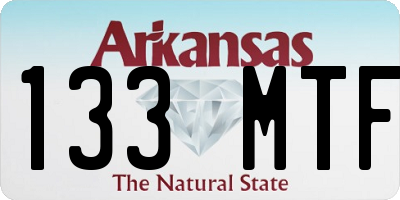 AR license plate 133MTF