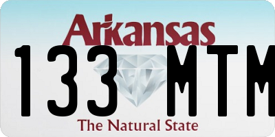 AR license plate 133MTM