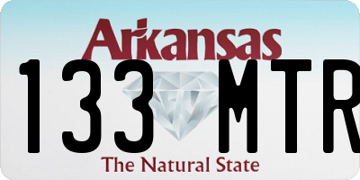 AR license plate 133MTR