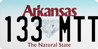 AR license plate 133MTT