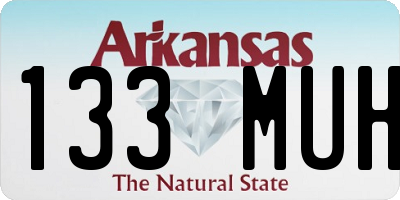 AR license plate 133MUH
