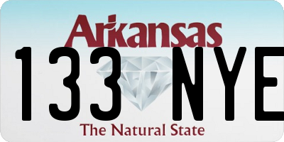 AR license plate 133NYE