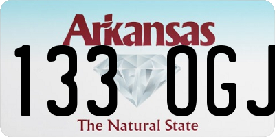AR license plate 133OGJ
