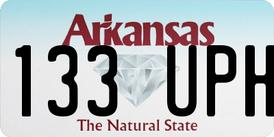AR license plate 133UPH
