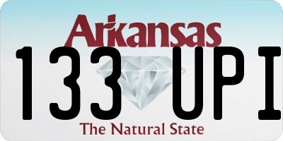 AR license plate 133UPI