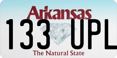 AR license plate 133UPL