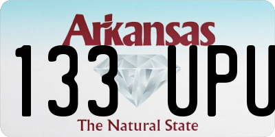 AR license plate 133UPU