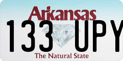 AR license plate 133UPY