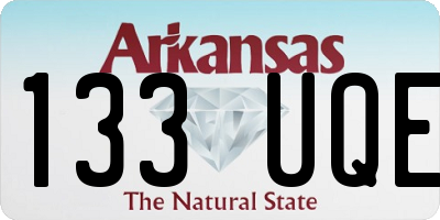 AR license plate 133UQE