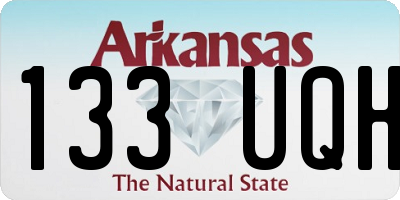 AR license plate 133UQH
