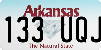 AR license plate 133UQJ