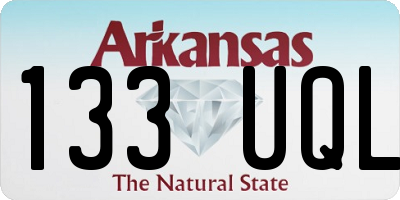 AR license plate 133UQL