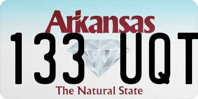 AR license plate 133UQT