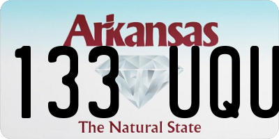 AR license plate 133UQU