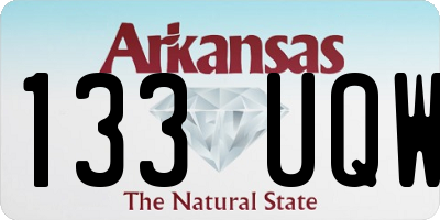AR license plate 133UQW