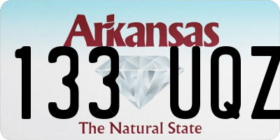 AR license plate 133UQZ