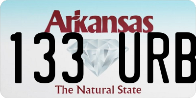 AR license plate 133URB