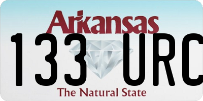 AR license plate 133URC