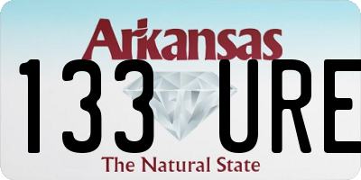 AR license plate 133URE