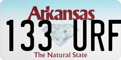 AR license plate 133URF