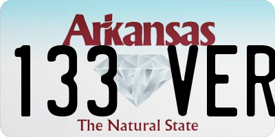 AR license plate 133VER