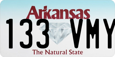 AR license plate 133VMY
