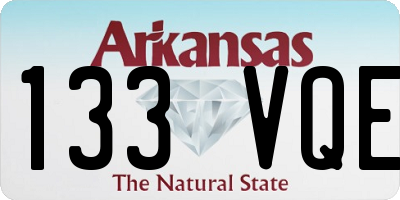 AR license plate 133VQE
