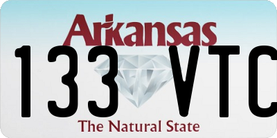 AR license plate 133VTC