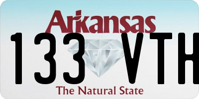 AR license plate 133VTH
