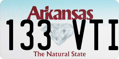 AR license plate 133VTI