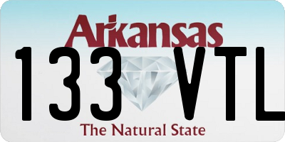 AR license plate 133VTL