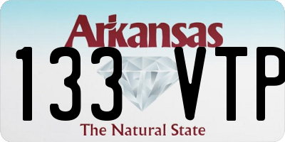 AR license plate 133VTP