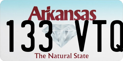 AR license plate 133VTQ