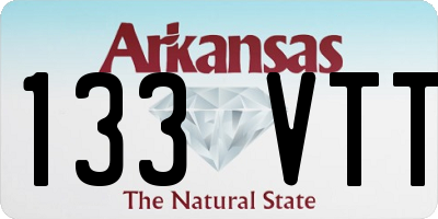 AR license plate 133VTT