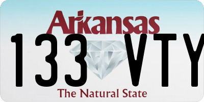 AR license plate 133VTY