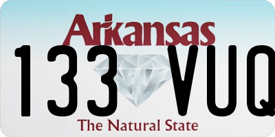 AR license plate 133VUQ