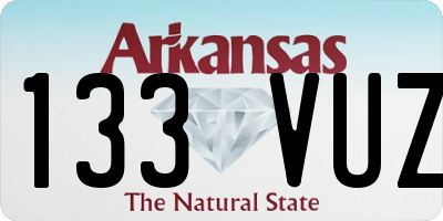 AR license plate 133VUZ