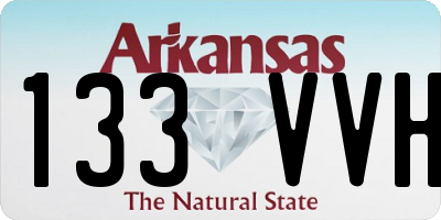 AR license plate 133VVH