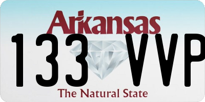 AR license plate 133VVP