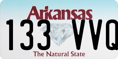 AR license plate 133VVQ